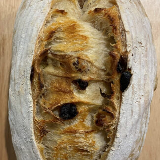 Fresh homemade Sourdough Cinnamon & Raisin Bread