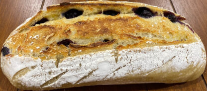 Fresh homemade Blueberry Lemon Zest Sourdough Loaf