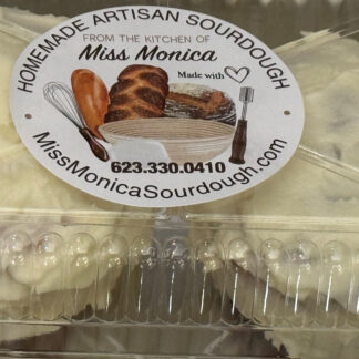 Homemade Sourdough Cinnamon Rolls with Cream Cheese Frosting,