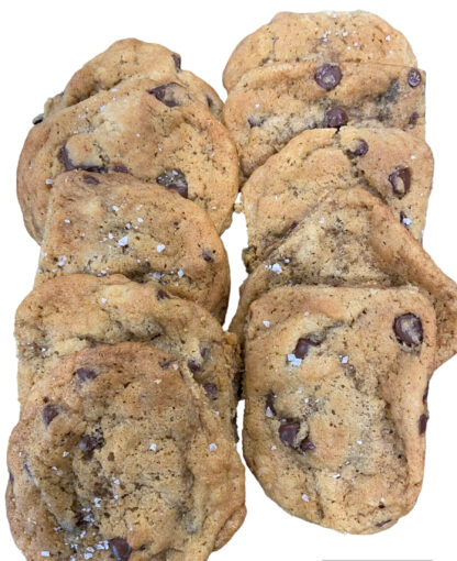 Fresh Homemade Sourdough Brown Butter Chocolate Chip Cookies