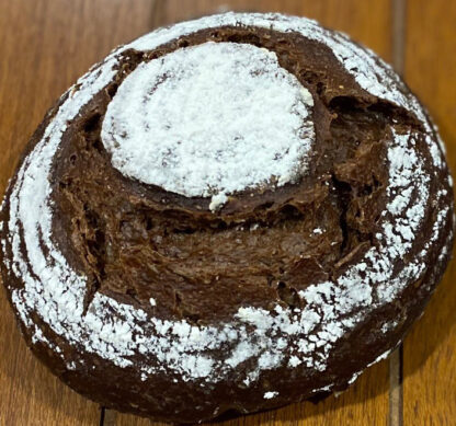 Fresh homemade Sourdough Dark Rye Large Boule