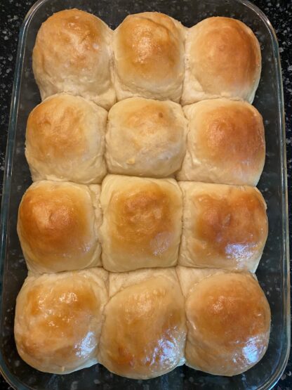 Fresh Homemade Sourdough Dinner Rolls